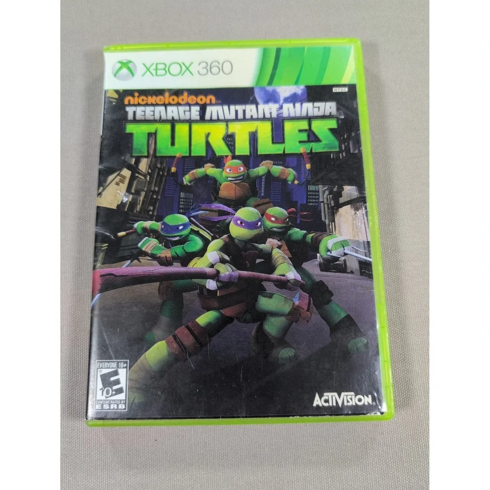Activision Nickelodeon Teenage Mutant Ninja Turtles Xbox 360 No Manual